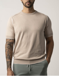 Castello d'Oro Beige Knitwear T-shirt  thumbnail 2